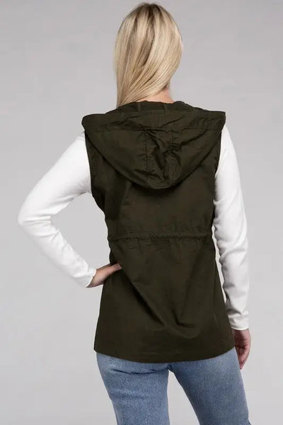 Military Hoodie Vest *More Colors! - OUTERWEAR