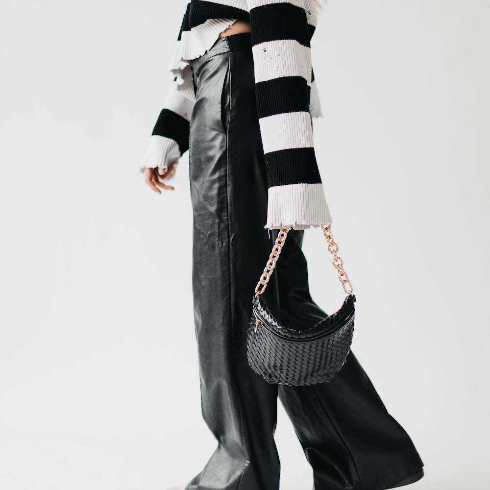 Bold Metal Chain Shoulder Strap - MELISSA JEAN