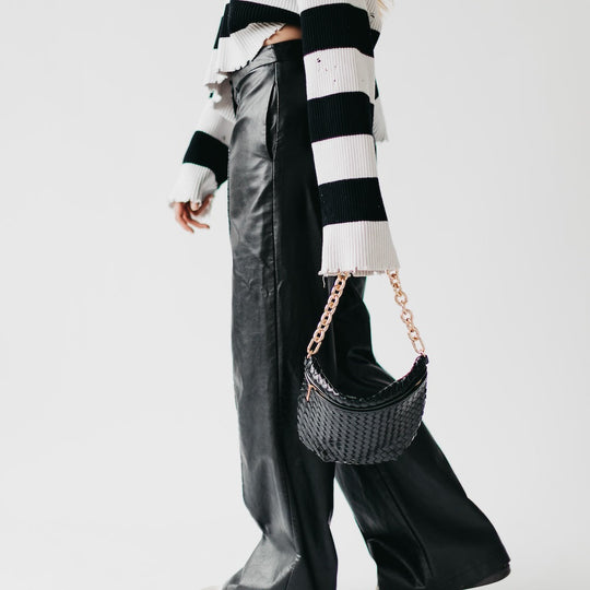 Bold Metal Chain Shoulder Strap - MELISSA JEAN