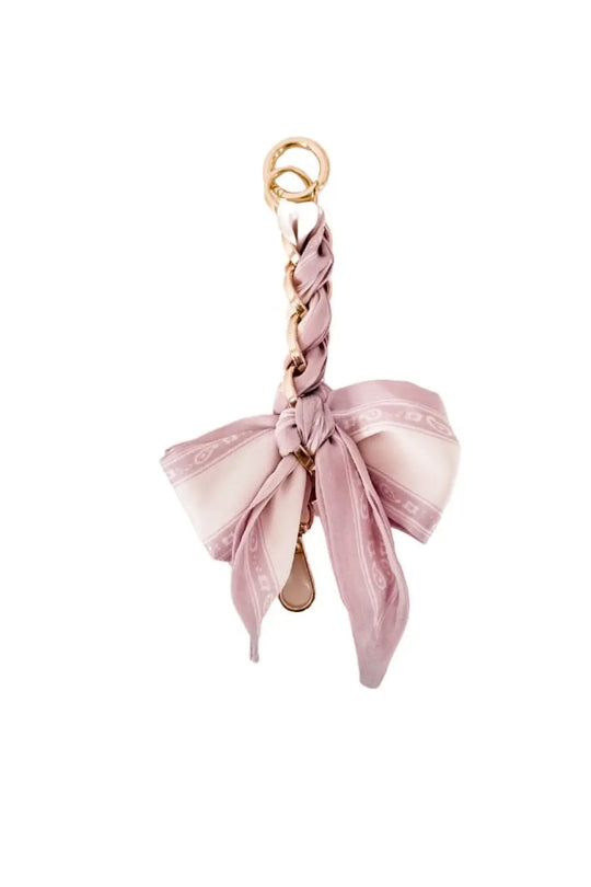 Charmed By Satin Bag Charms - Blush Pink Bandana - Charms
