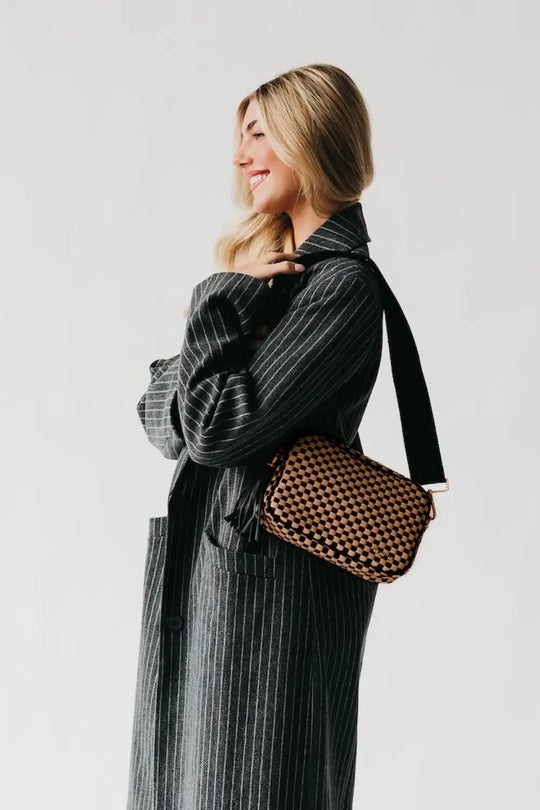 Woven Willow Camera Crossbody Bag