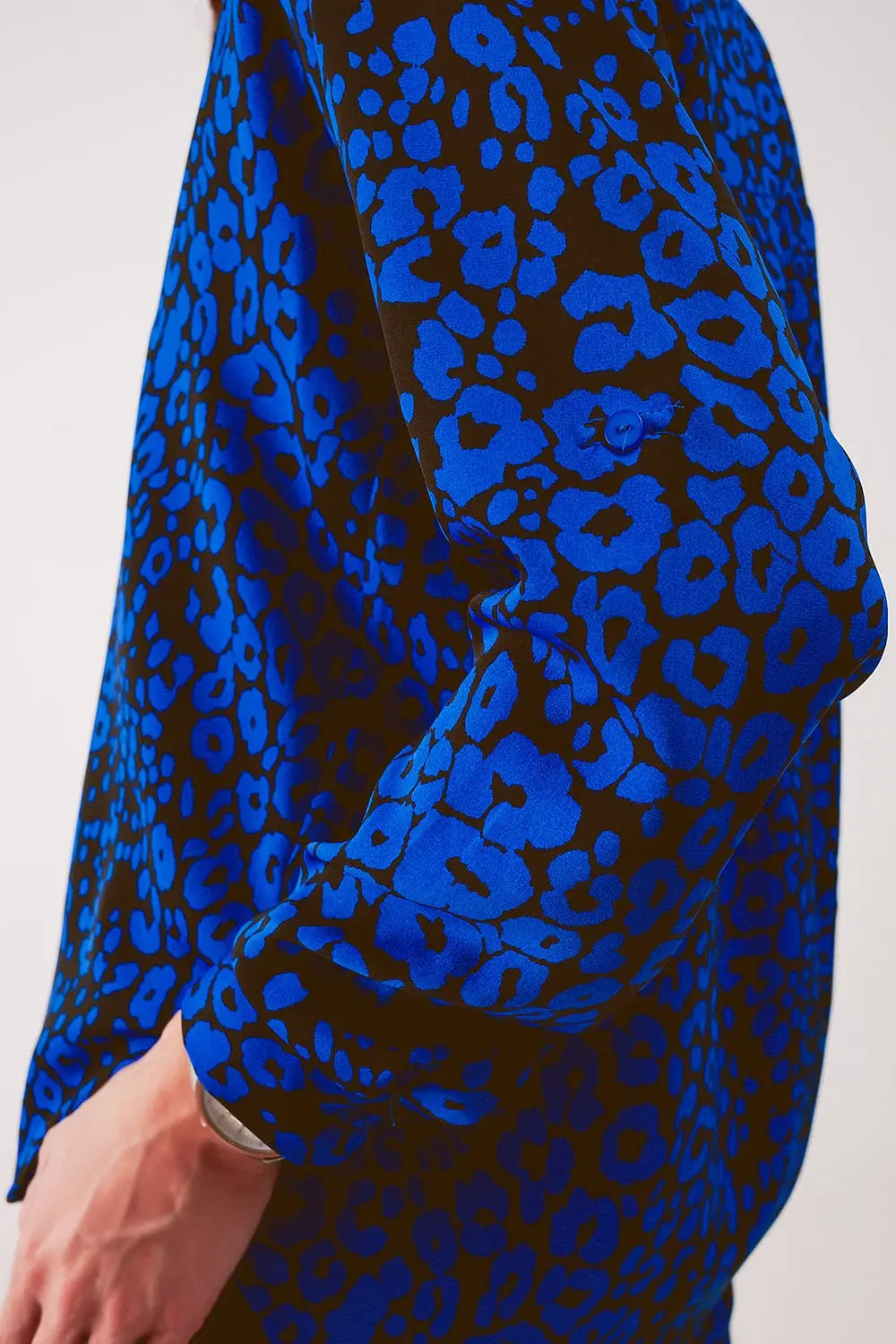 Chemise à imprimé animal bleu - Tee-Shirt