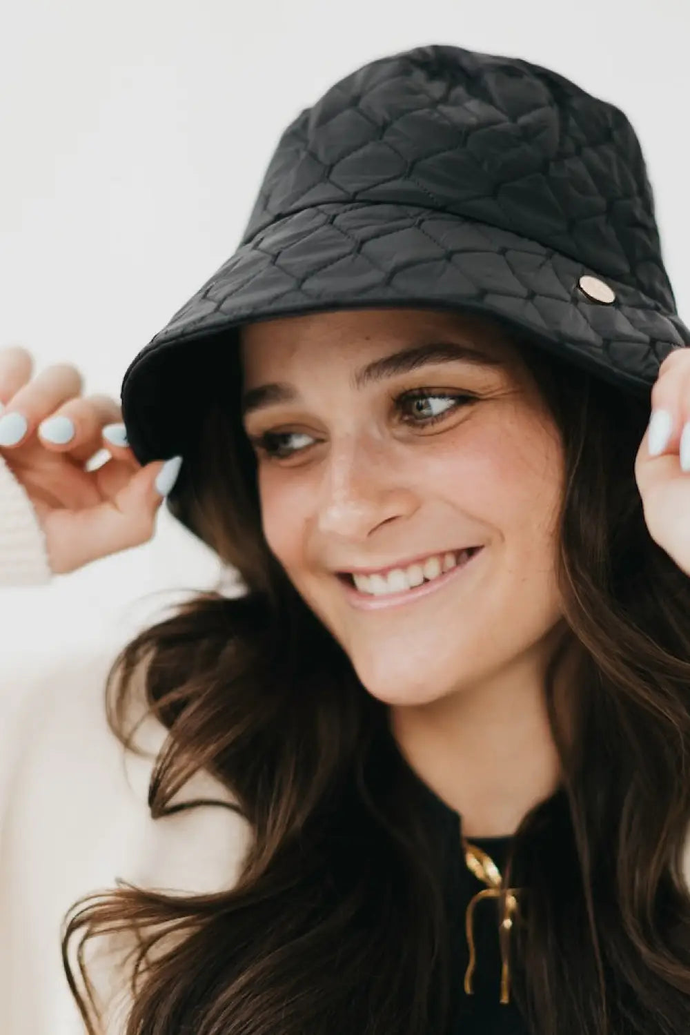 Chiara Quilted Bucket Hat - Bucket Hat