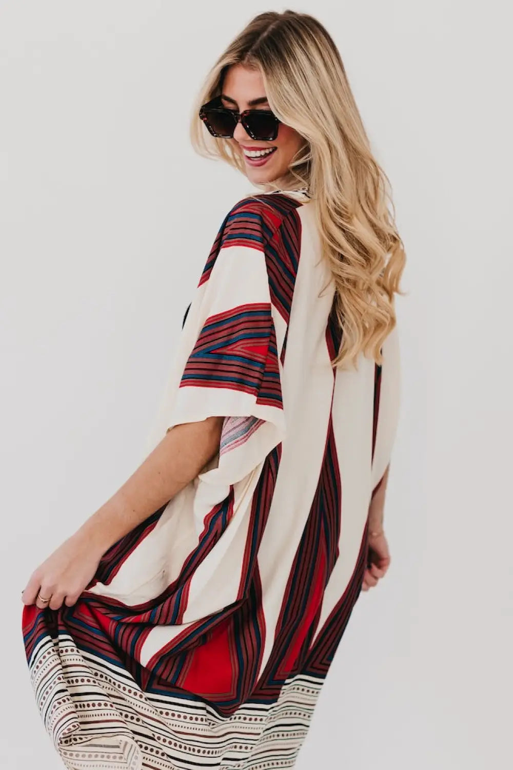 In The City Of Paradise Kimono - Cream - Kimono