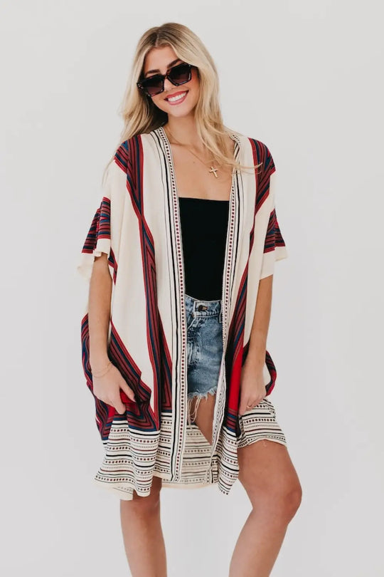 In The City Of Paradise Kimono - Kimono