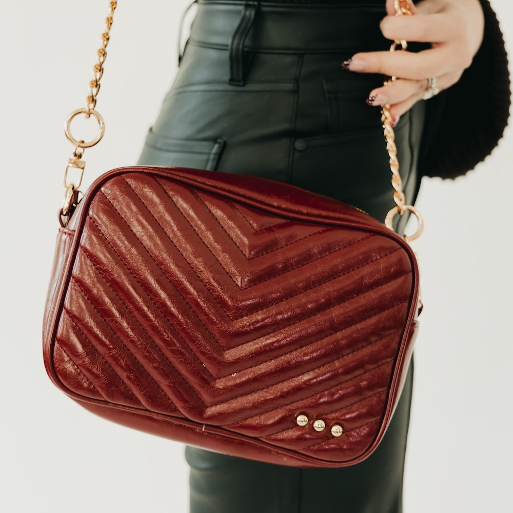 Coco Quilted Camera Crossbody Bag - MELISSA JEAN