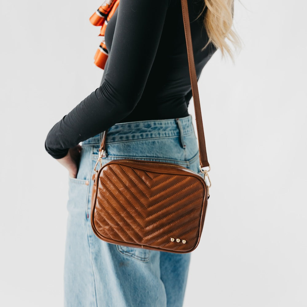 Coco Quilted Camera Crossbody Bag - MELISSA JEAN