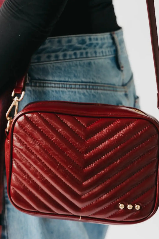 Coco Quilted Camera Crossbody Bag - Crossbody Bag