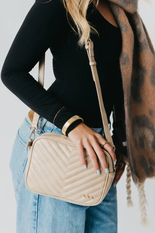 Coco Quilted Camera Crossbody Bag - Crossbody Bag