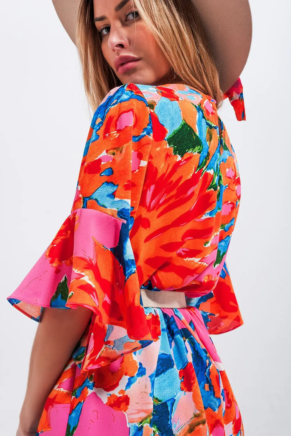 Combishort cache cœur fleuri - Vestidos