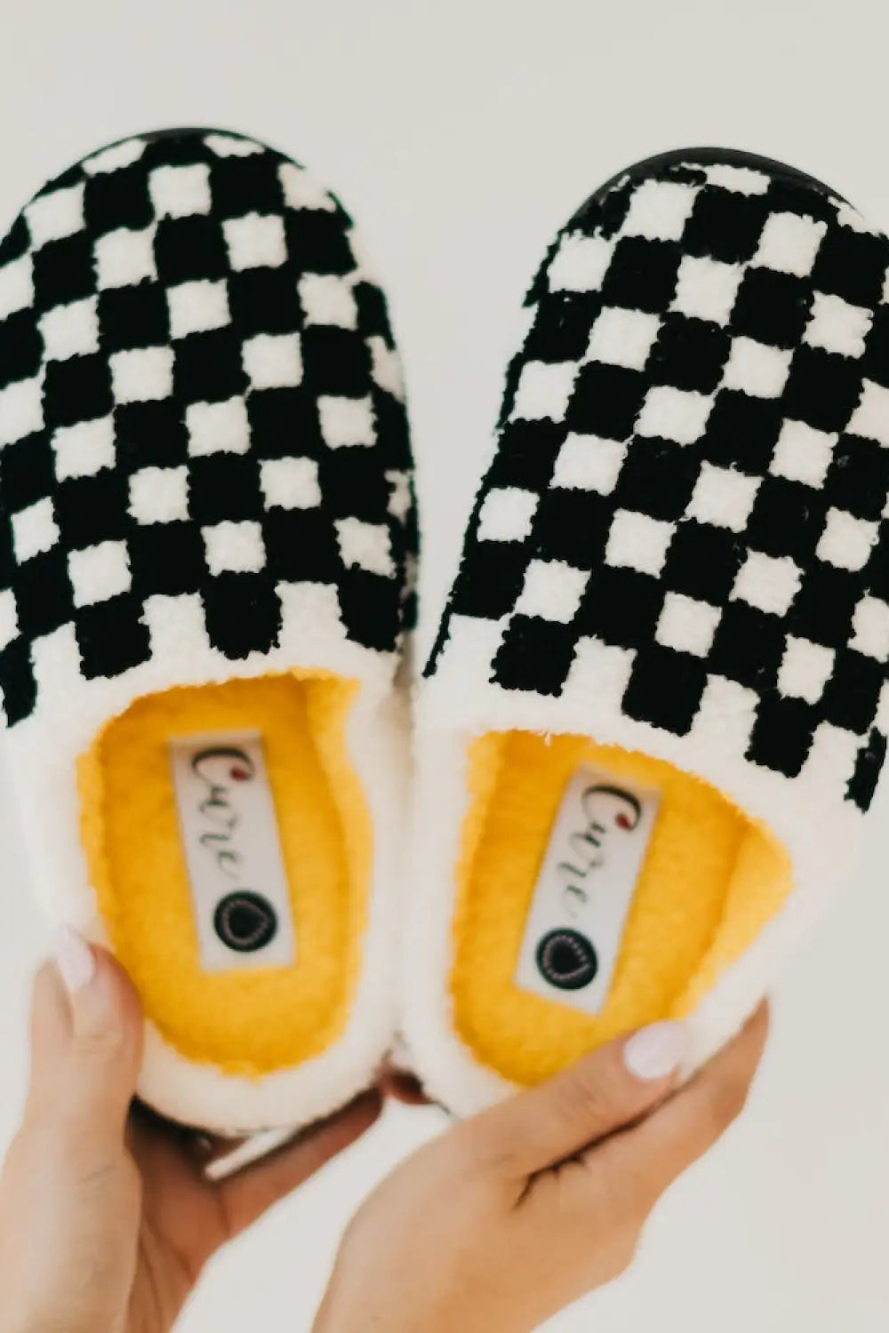 CURE x Beyond Type 1 Checkered Slippers - Small - Slippers