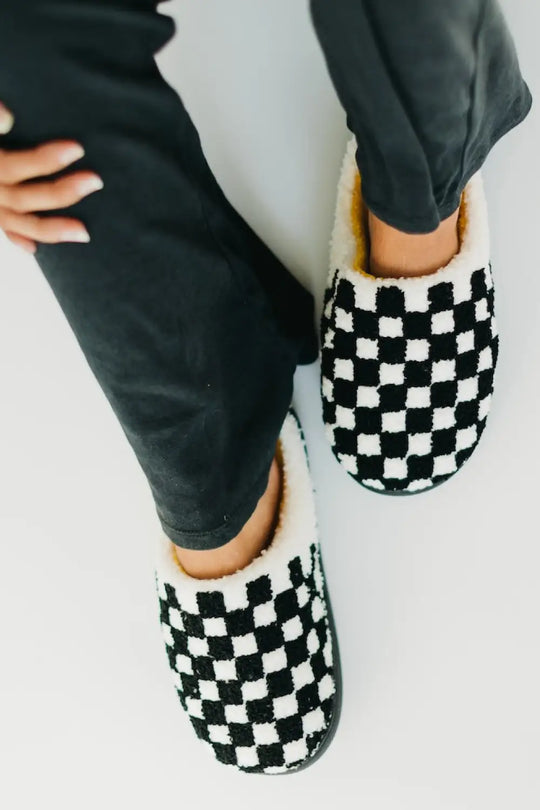 CURE x Beyond Type 1 Checkered Slippers - Slippers