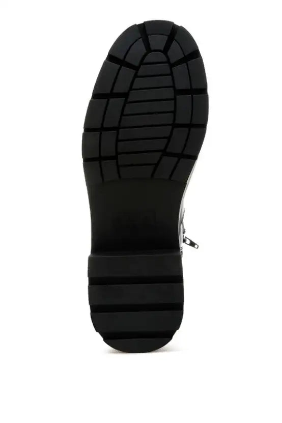 Chunky Faux Leather Calf Boots *More Colors - Shoes