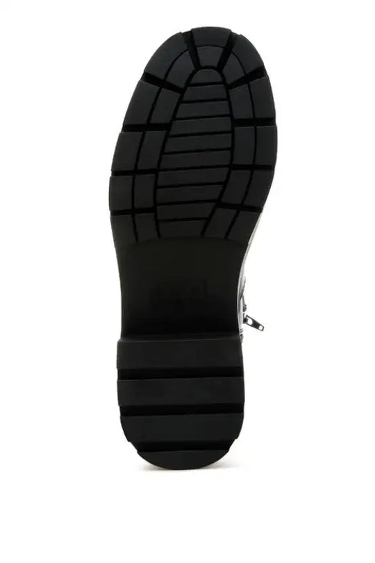 Chunky Faux Leather Calf Boots *More Colors - Shoes