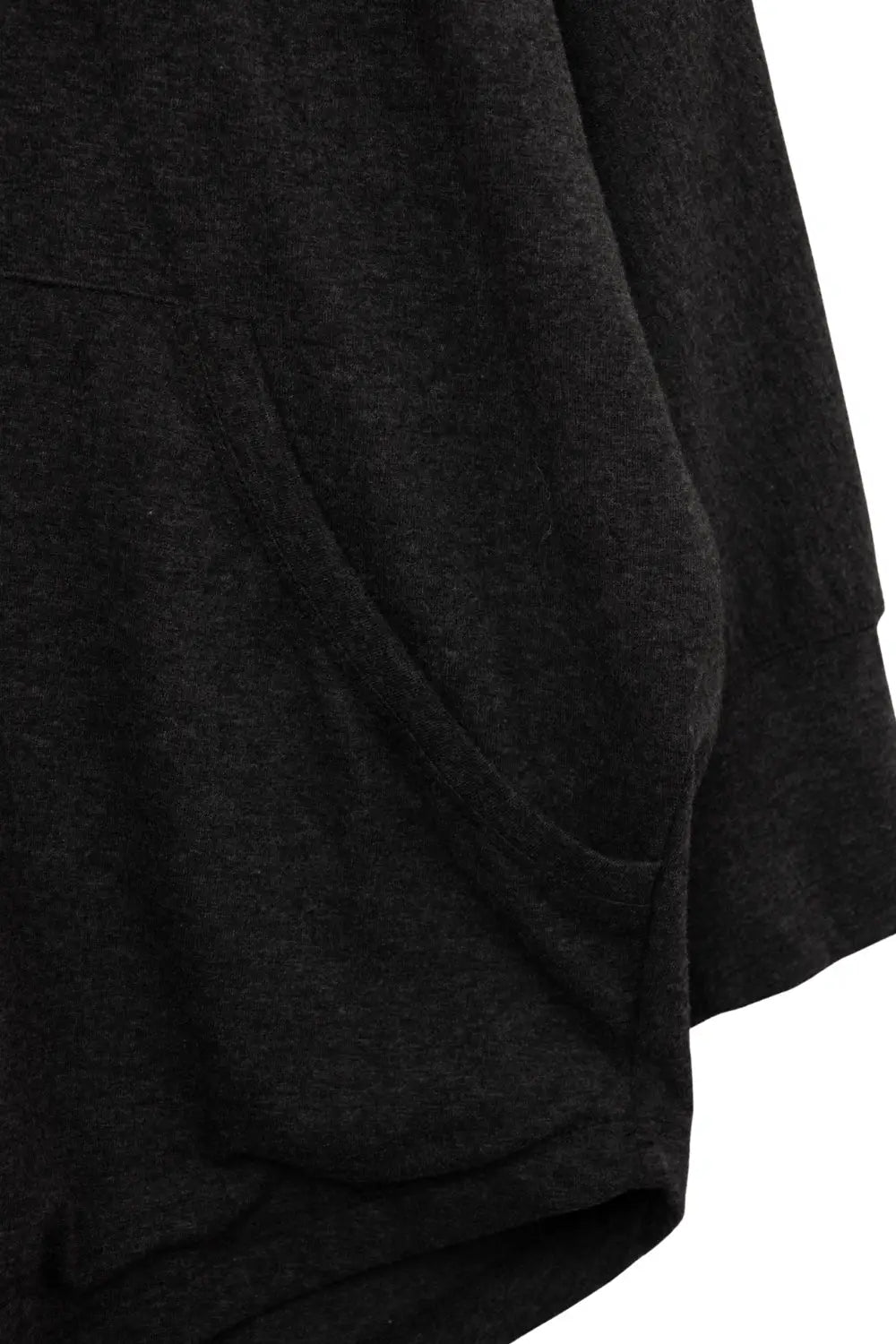 Q2 Dark Gray Oversized Hoodie with Front Pocket