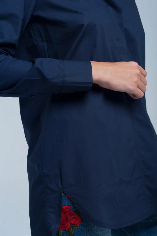 Dark navy shirt - Shirts