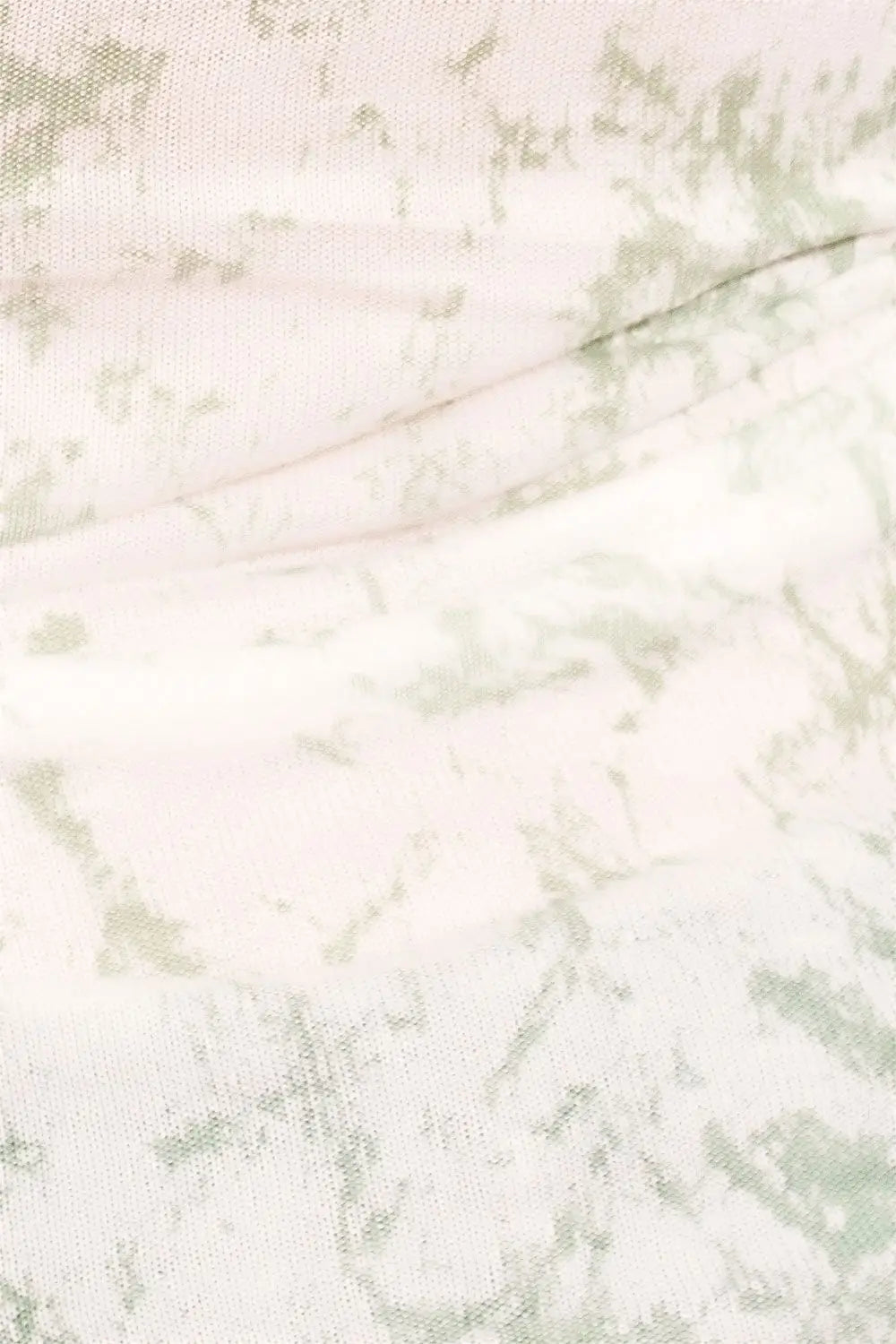 Débardeur en maille à effet tie-dye vert - Tee-Shirt