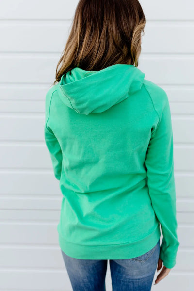 Basic DoubleHood™ Sweatshirt - Jade - Tops