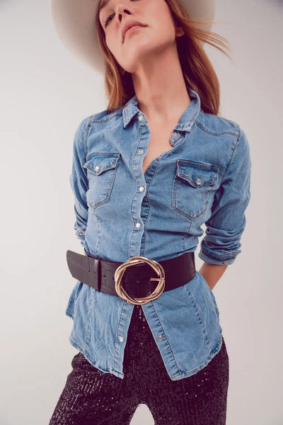 Denim shirt in light blue - Shirts