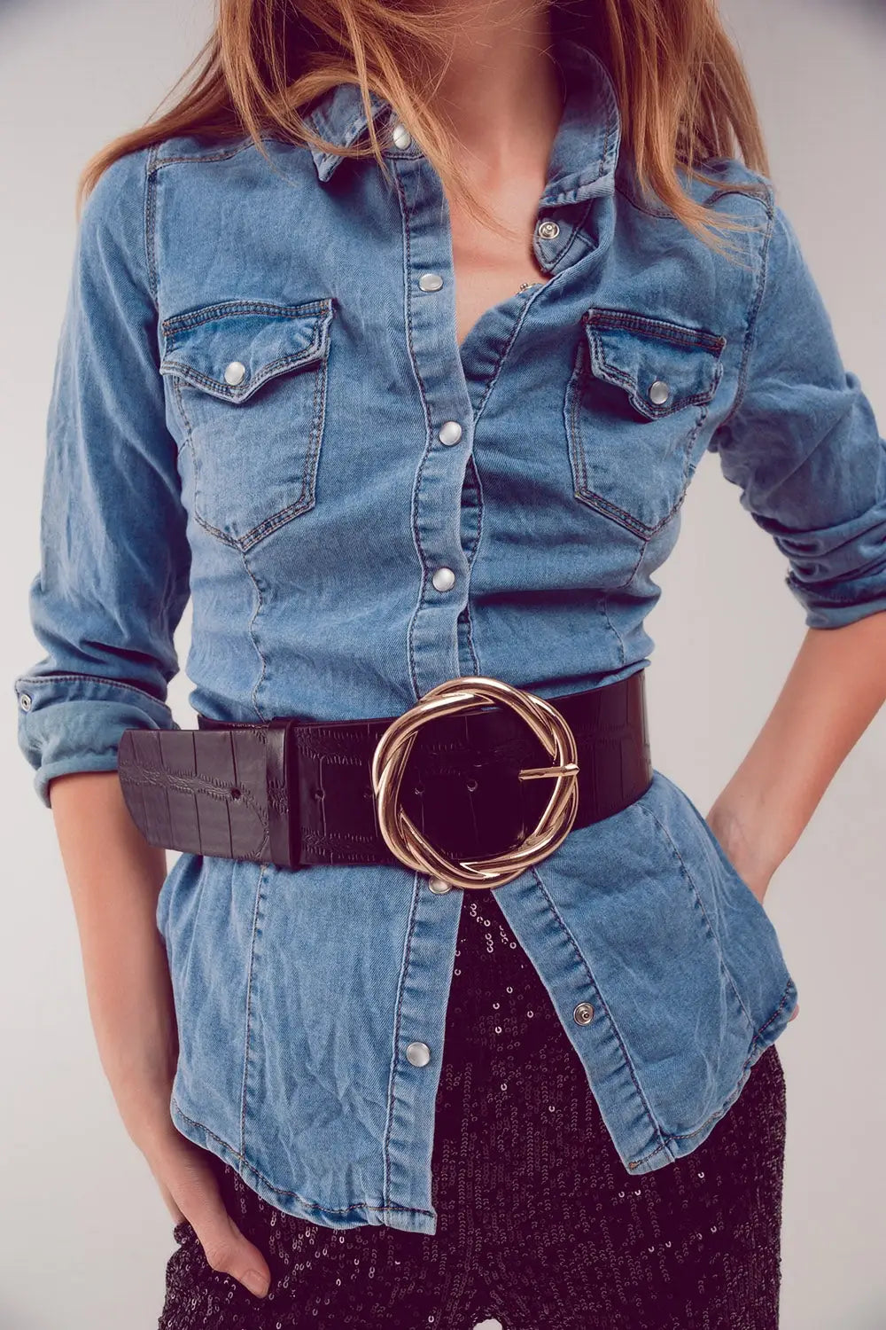 Denim shirt in light blue - Shirts