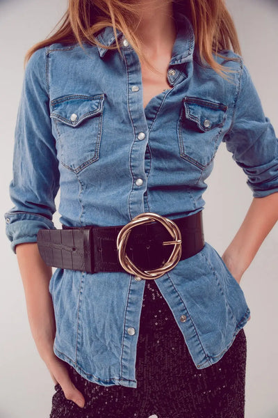 Denim shirt in light blue - Shirts
