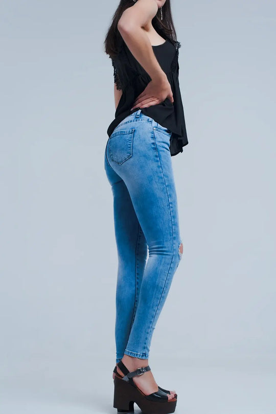Distressed skinny jeans - Jeans