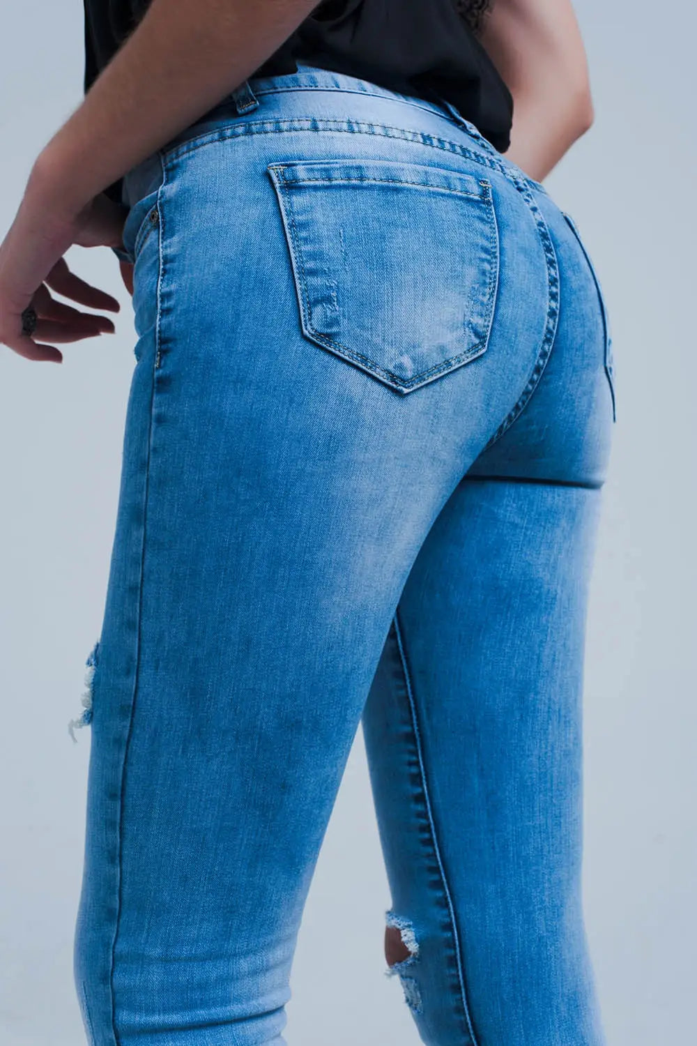 Distressed skinny jeans - Jeans
