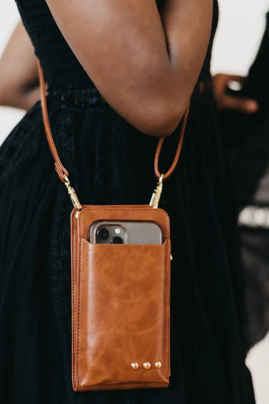 Double Duty Phone Bag - Brown - Crossbody Bag