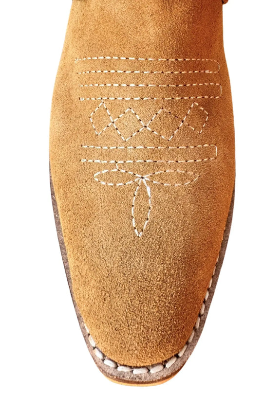 Drancy Western Mule in Tan - 100 Western Boots