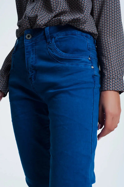Drop crotch skinny jean in blue - Jeans