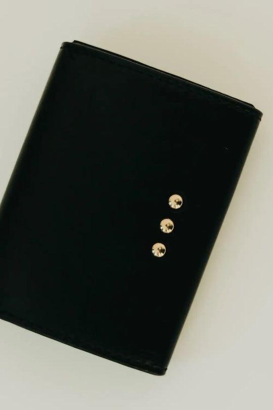 Eden Envelope Card Holder Wallet - Black - Wallet