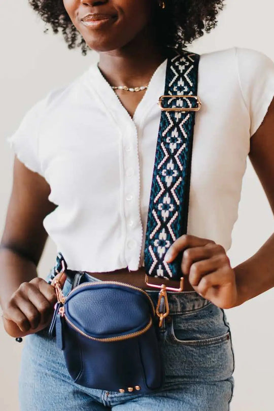 Ellie Crossbody Bag - Navy - Crossbody Bag