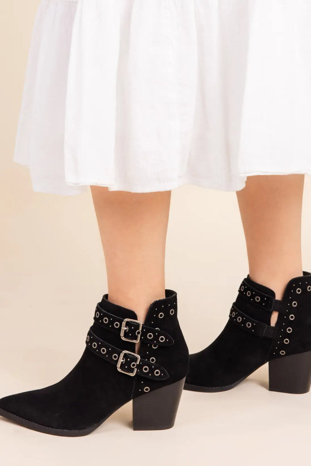 Elsa Leather Ankle Boot in Black - 100 Western Boots