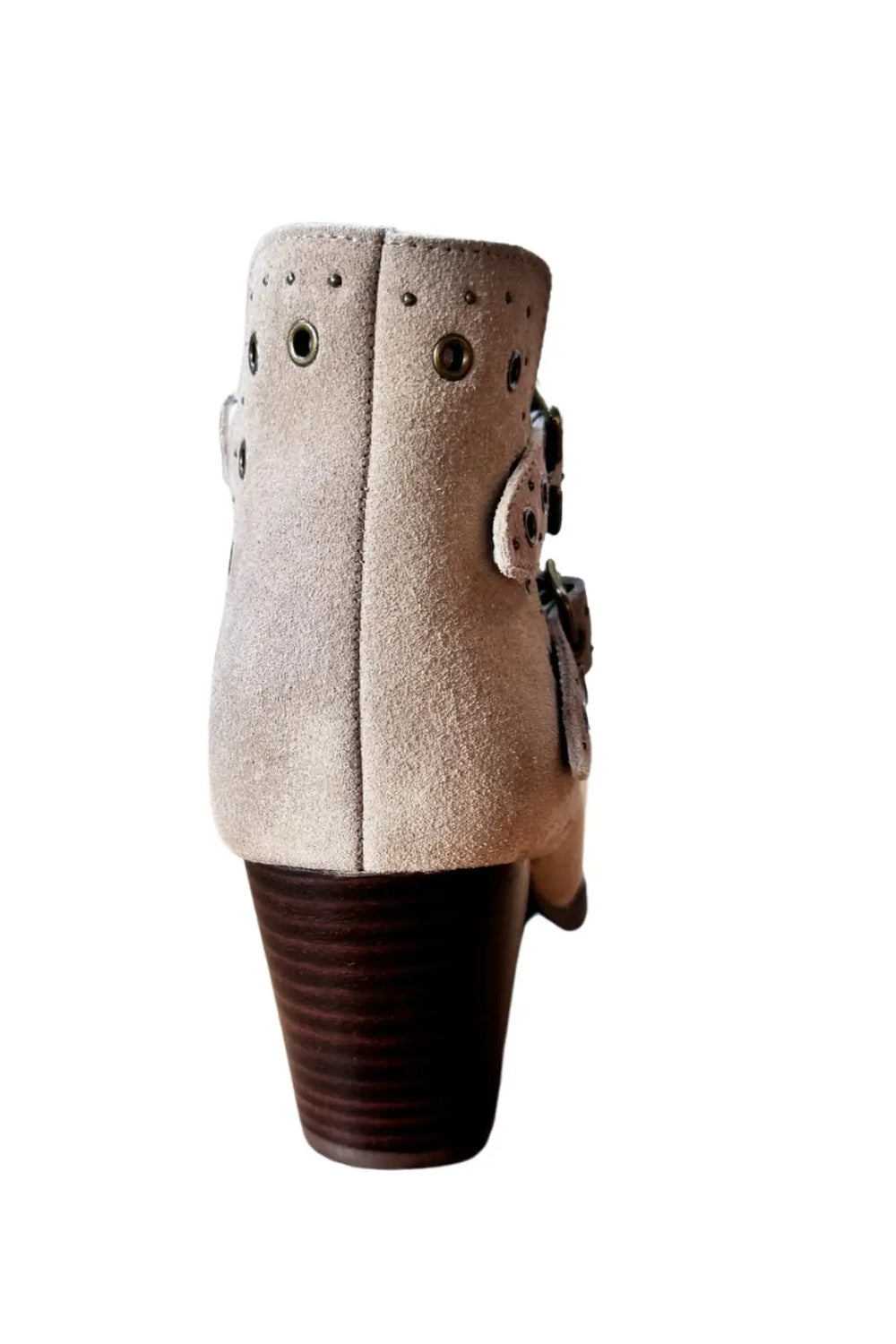 Elsa Leather Ankle Boot in Taupe - 100 Western Boots