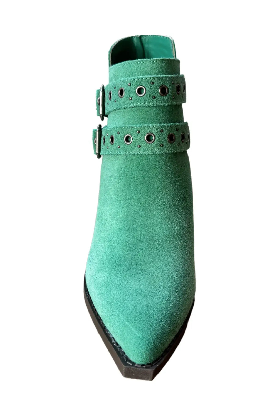 Elsa Leather Ankle Boot in Teal - 100 Western Boots