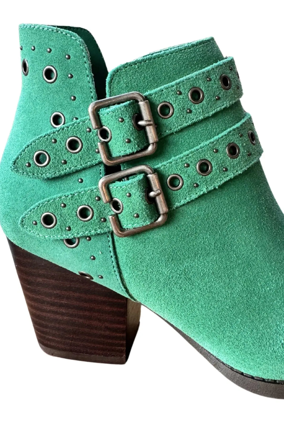 Elsa Leather Ankle Boot in Teal - 100 Western Boots