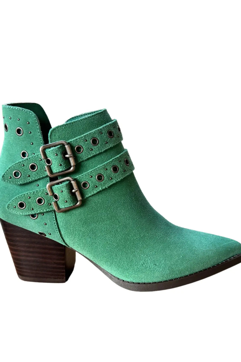 Elsa Leather Ankle Boot in Teal - 100 Western Boots