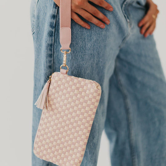 Emma Woven Clutch Wristlet - MELISSA JEAN