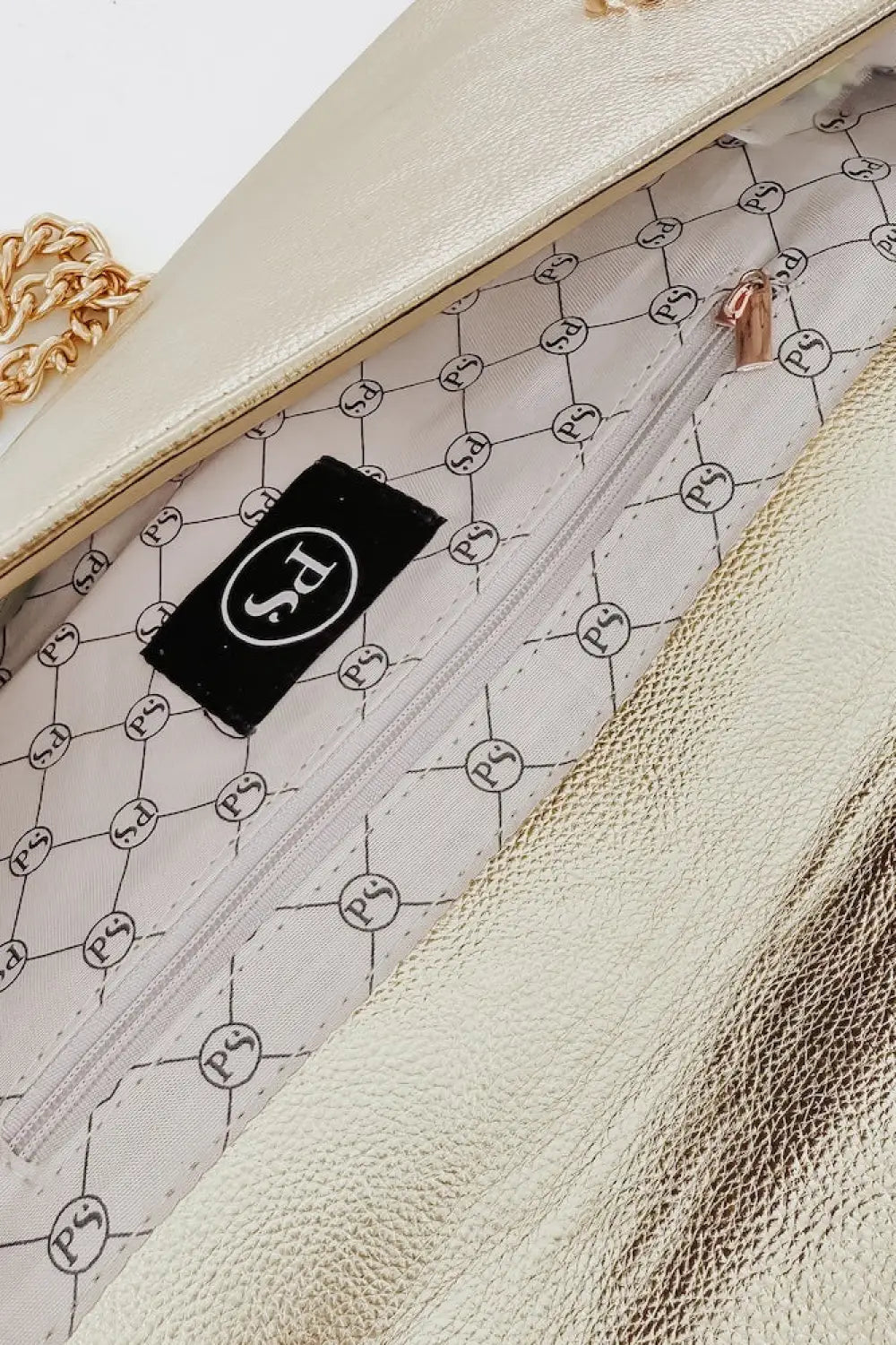 The Evening Metallic Clutch Crossbody Bag - Crossbody Bag