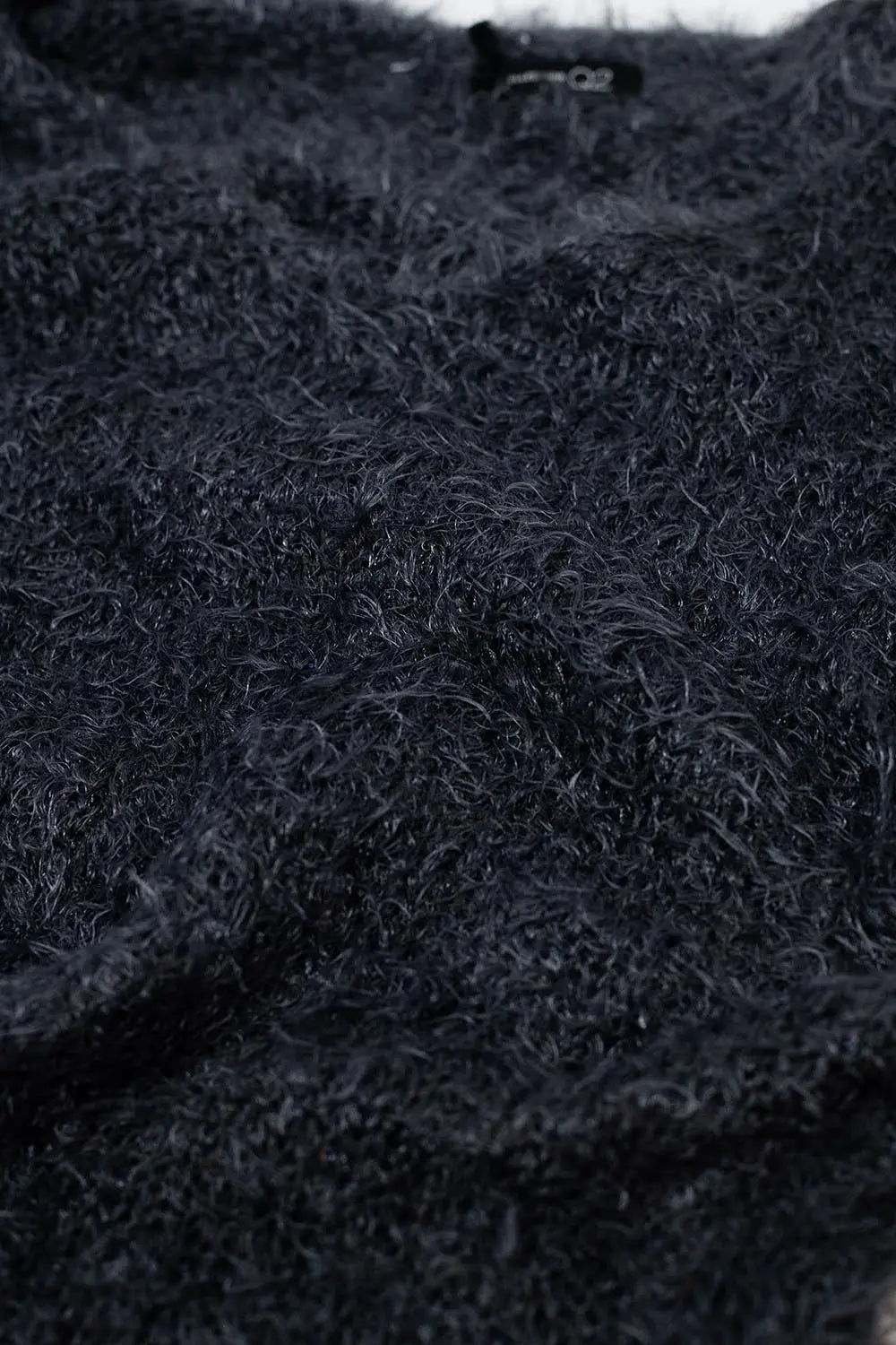 Extra soft fur sweater in black - One Size / Grey - Sweaters