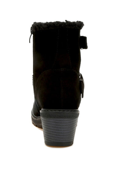 Dakota Faux Fur Harness Boots *Also in Black