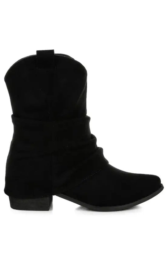 Bronco Slouchy Calf Boots - Shoes