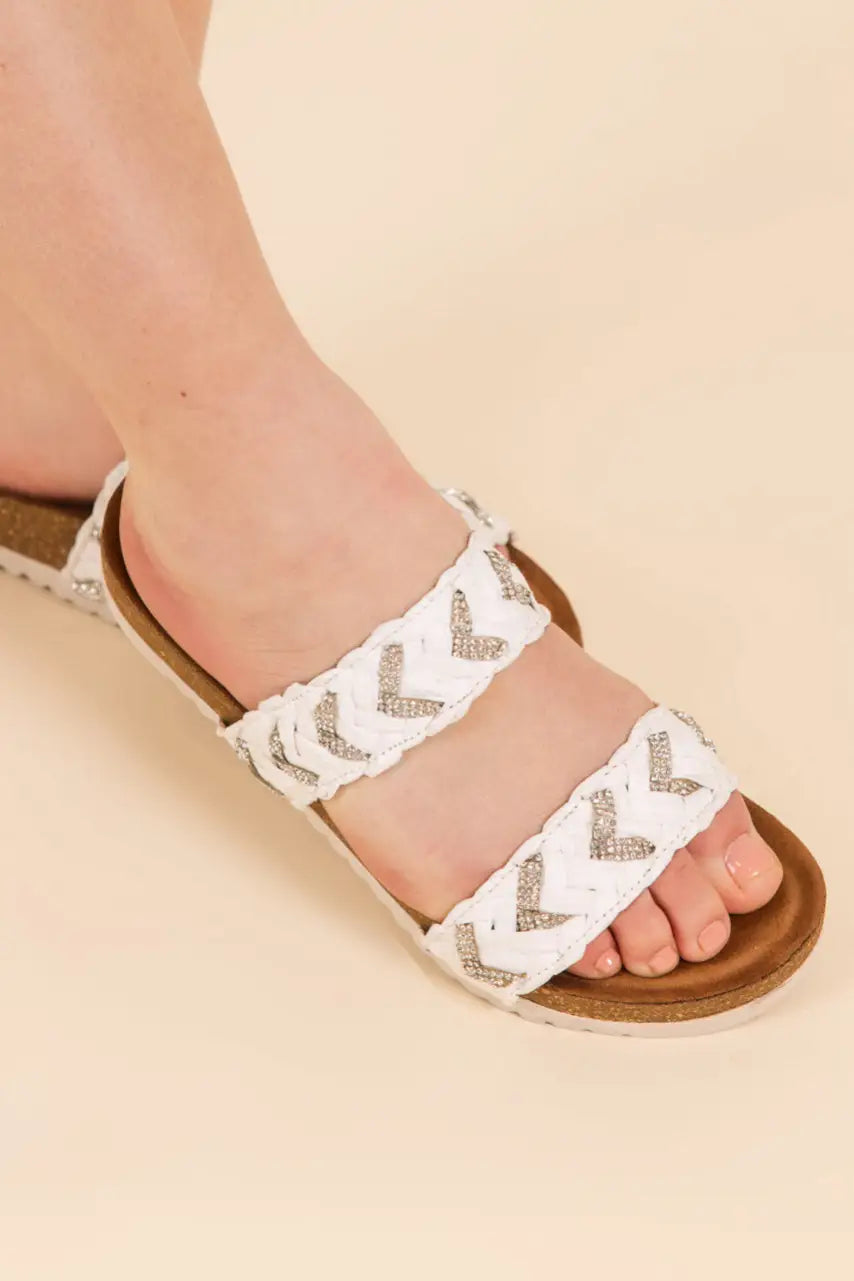 Fia Sandal in White - 130 Sandals