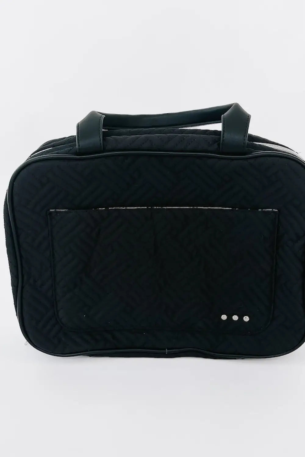 Flora Travel Toiletry Bag - Black - Make Up Bag