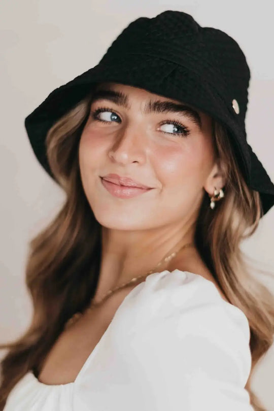 Frankie Quilted Bucket Hat - Bucket Hat