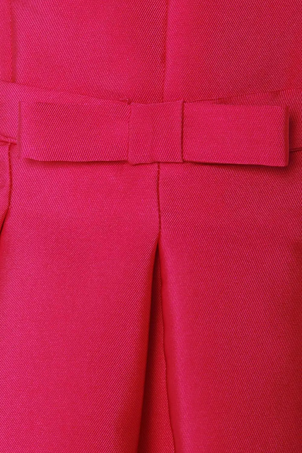 Fuchsia bow waist skater dress - Dresses