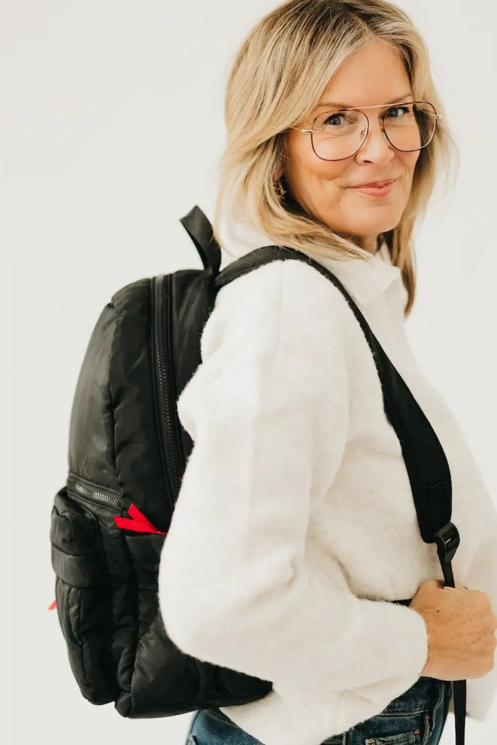 Go-To Organized Puffer Nylon Backpack - Backpack