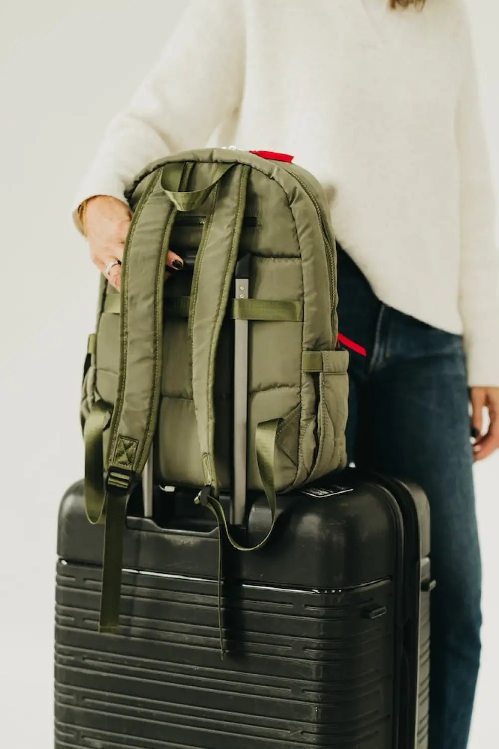 Go-To Organized Puffer Nylon Backpack - Backpack