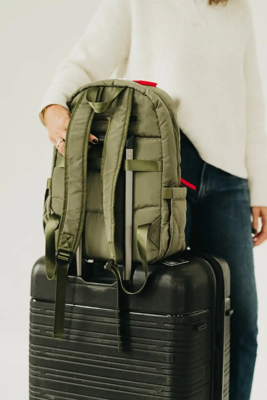 Go-To Organized Puffer Nylon Backpack - Backpack