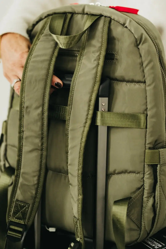 Go-To Organized Puffer Nylon Backpack - Backpack